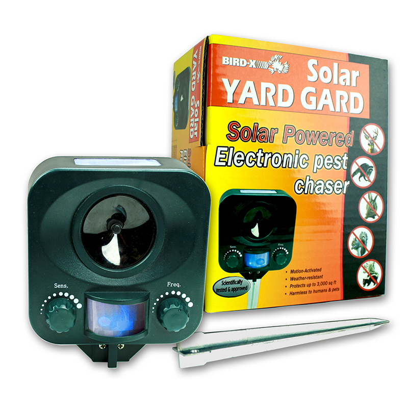 Bird-X Solar Yard Gard Ultrasonic Animal Repeller